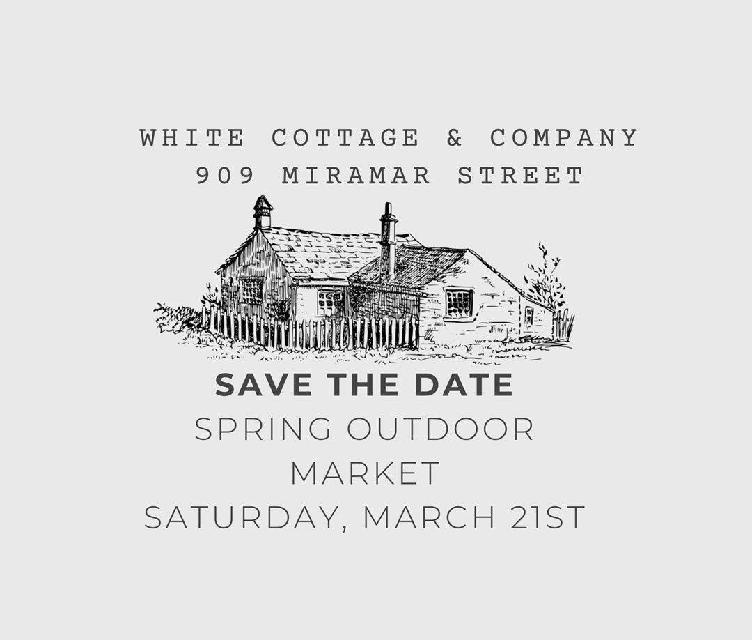 White Cottage & Company Outdoor Spring Market.